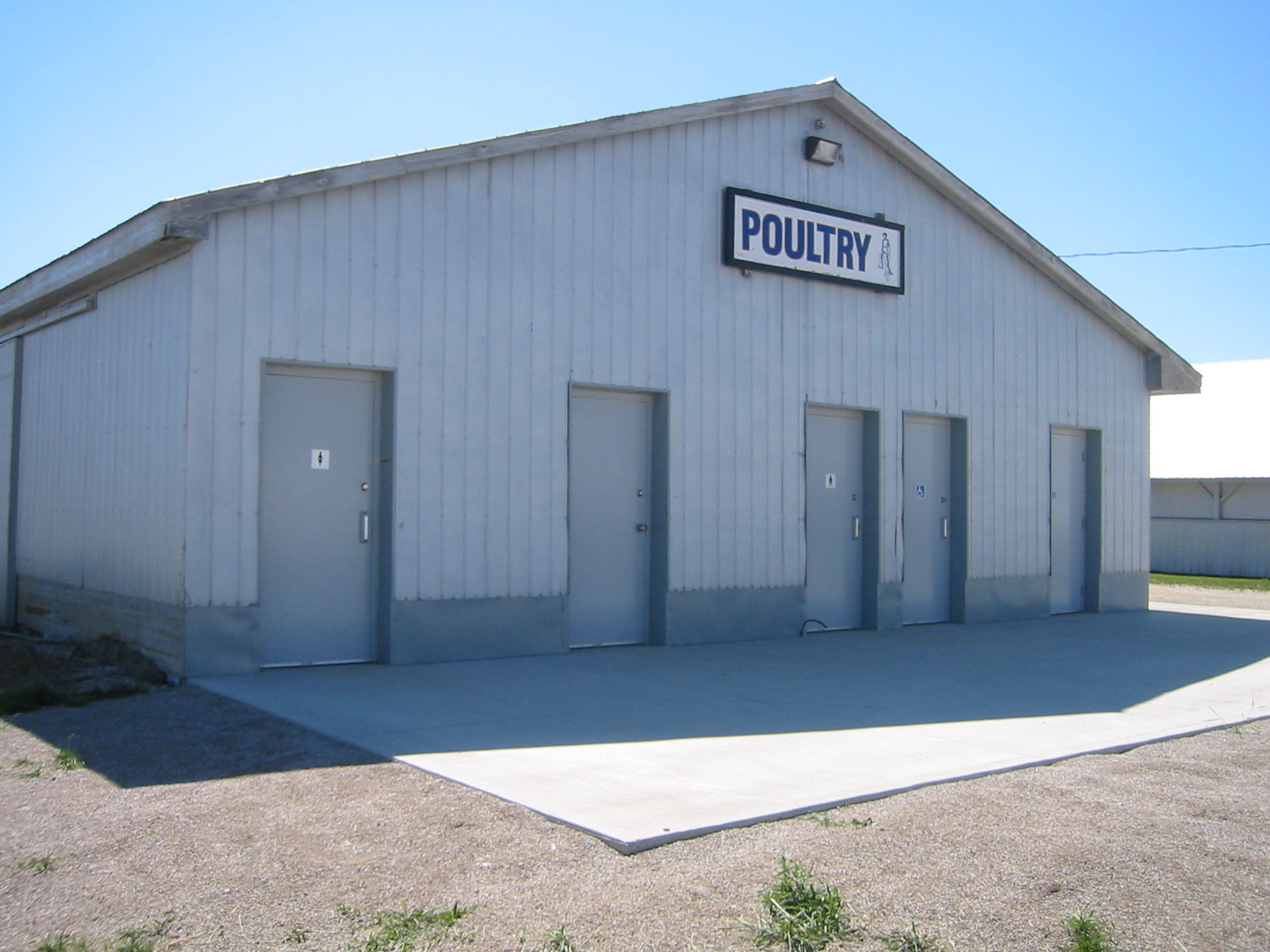 photo of the poultry barn